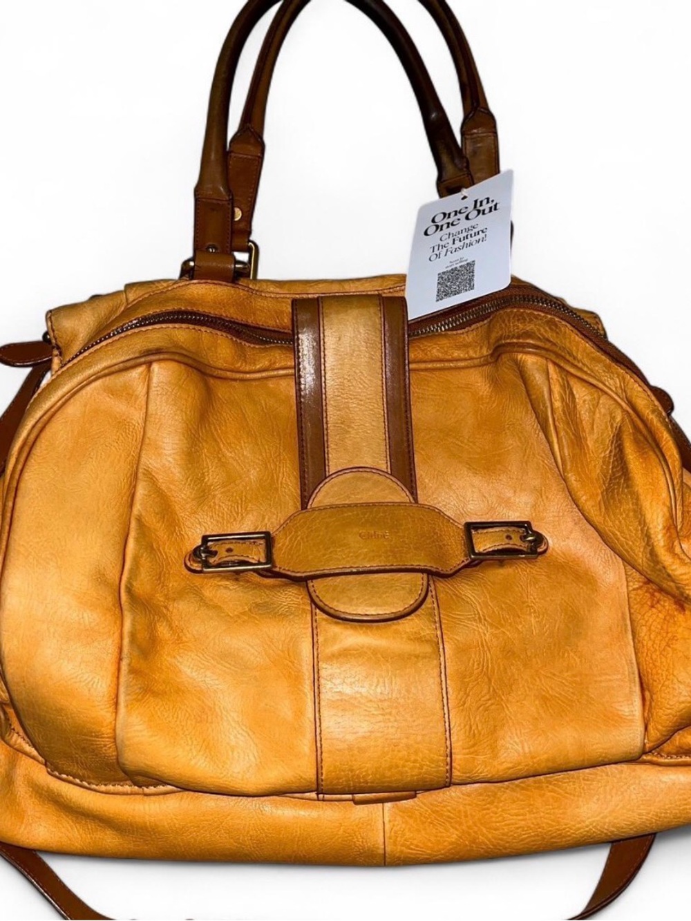 Chloe Heritage Collection Leather Satchel Handbag